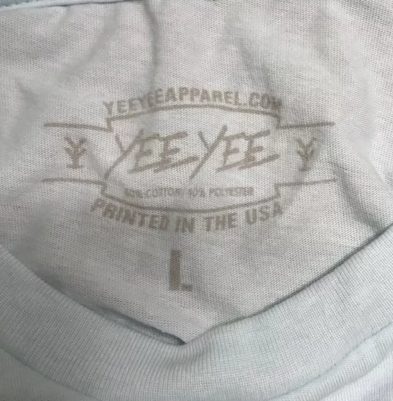 YEE YEE Short Sleeve T-Shirt Sz L NEW - Image 3