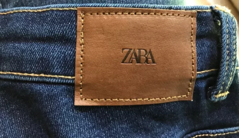 Zara Slim Fit Skinny Leg Blue Jeans Pants Sz 12 NEW - Image 2