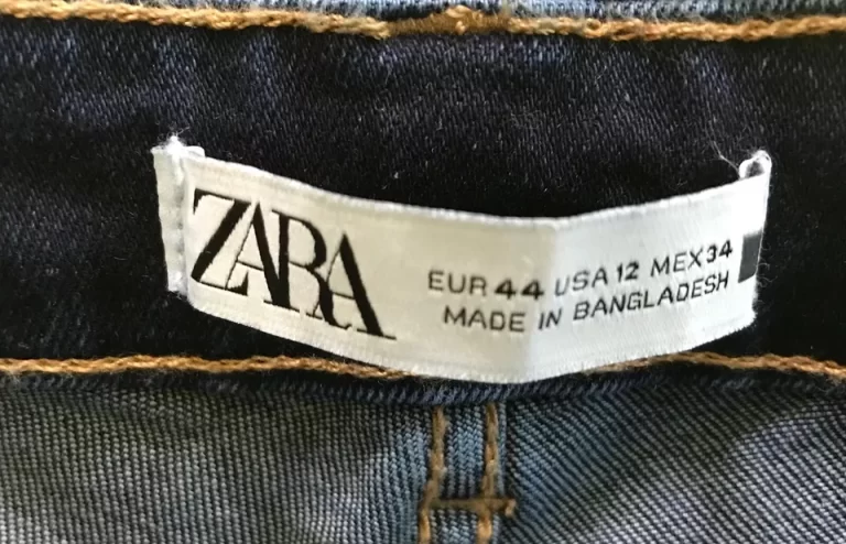 Zara Slim Fit Skinny Leg Blue Jeans Pants Sz 12 NEW - Image 7