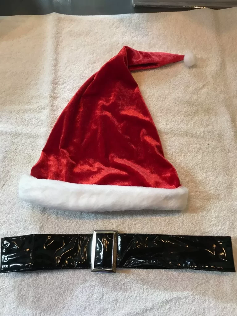 iEFIEL Mrs. Santa Claus Suit with Hat & Belt Sz M NEW - Image 5