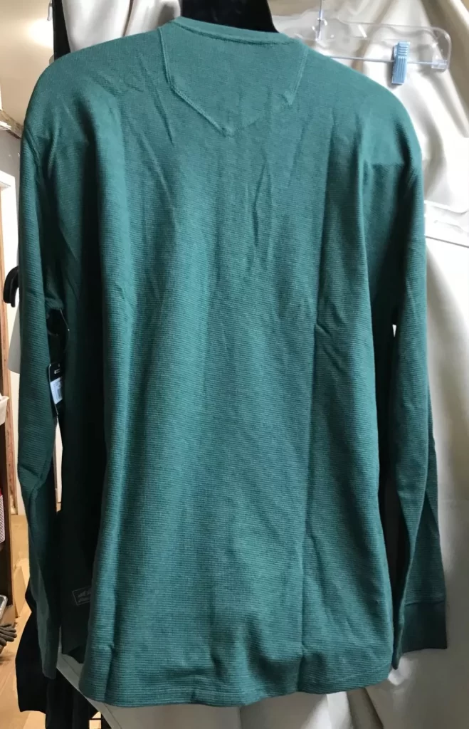 Eddie Bauer Mr LS Wildriver Thermal H Alder Shirt Buttons Green Sz 2XL NEW - Image 7