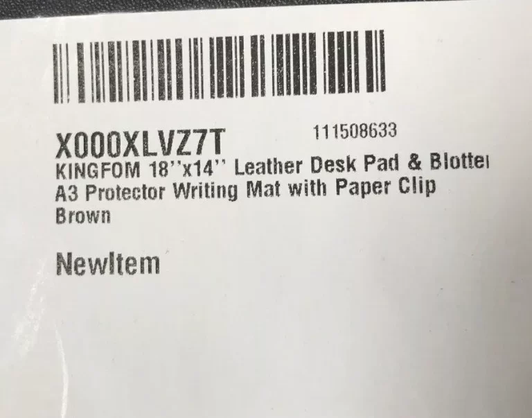KingFom 18 x14  Large Desk Pad with Paper Clip Holder NEW - Image 6