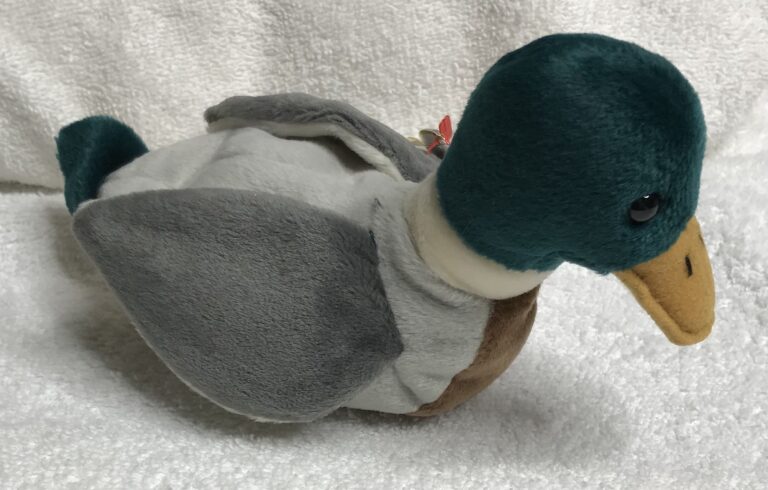 Ty Beanie Baby – Jake the Mallard Duck – 1998 – Tag Error – Estate Collection - Image 4