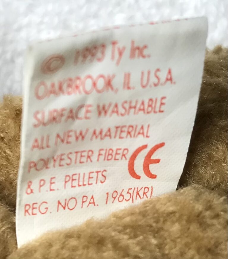 Ty Beanie Baby Curly the Bear – DOB 4/12/1996 – Retired – Tags Intact – Estate Collection - Image 7