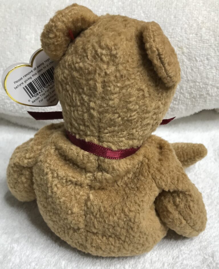 Ty Beanie Baby Curly the Bear – DOB 4/12/1996 – Retired – Tags Intact – Estate Collection - Image 16