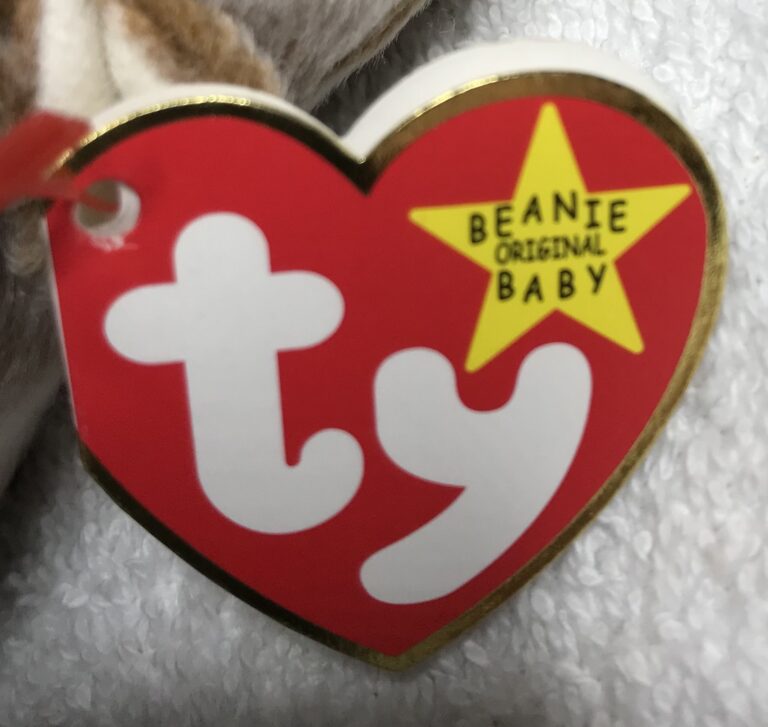 Ty Beanie Baby Curly the Bear – DOB 4/12/1996 – Retired – Tags Intact – Estate Collection - Image 2