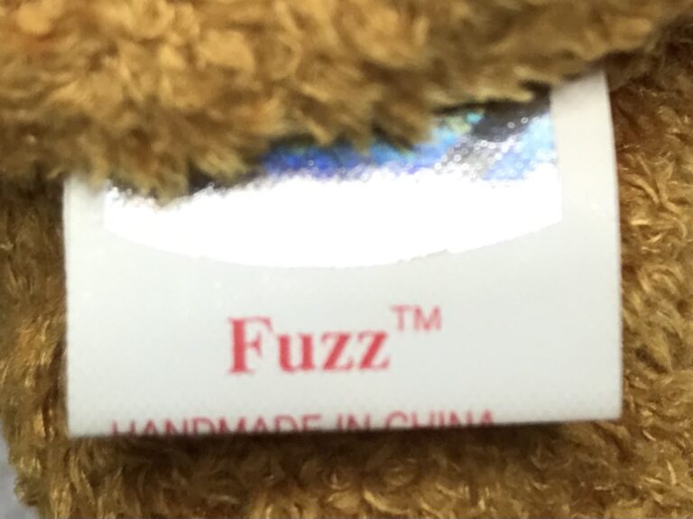 Ty Beanie Baby Fuzz the Bear – Retired – Tags Intact – Beanie Original Baby – Estate Collection - Image 9
