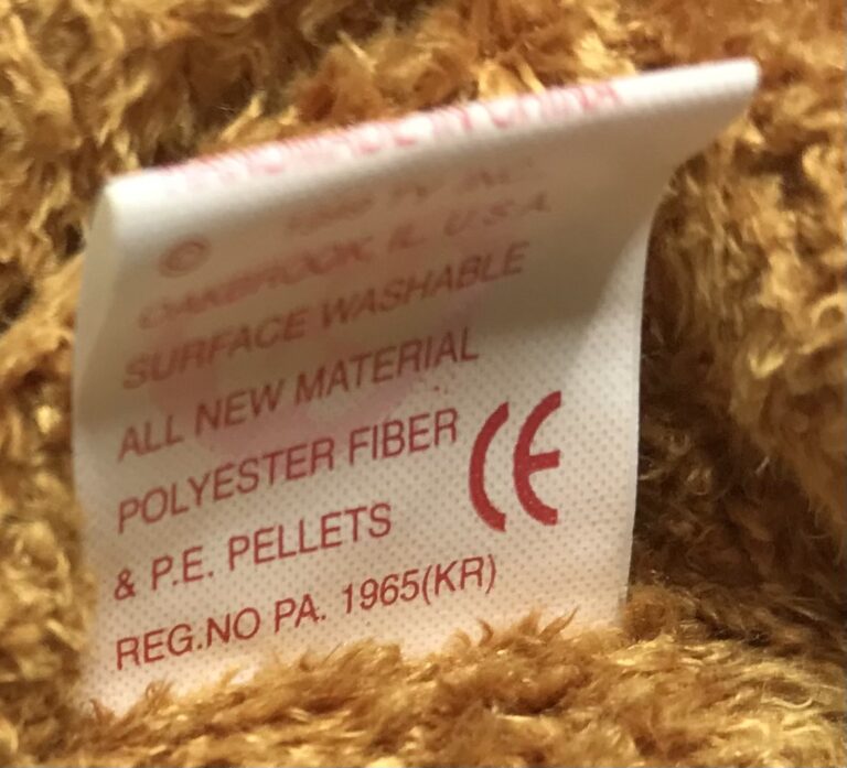 Ty Beanie Baby Fuzz the Bear – Retired – Tags Intact – Beanie Original Baby – Estate Collection - Image 8