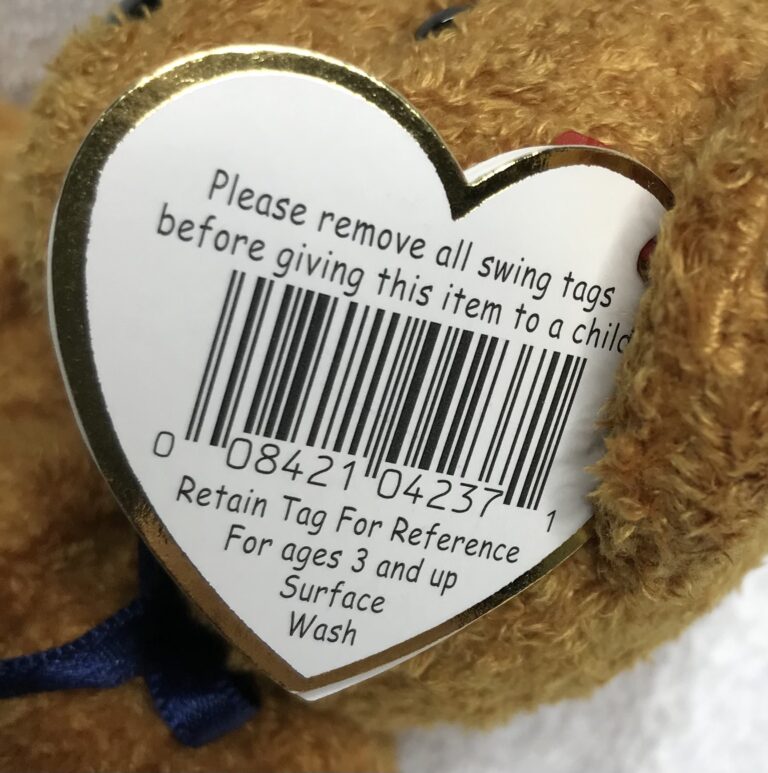 Ty Beanie Baby Fuzz the Bear – Retired – Tags Intact – Beanie Original Baby – Estate Collection - Image 6