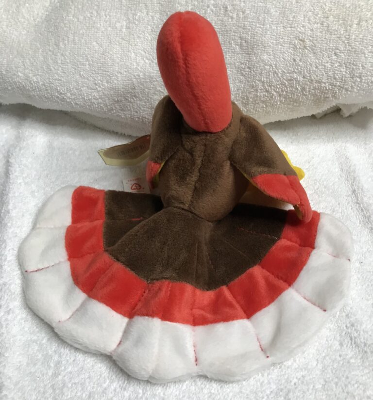 Ty Beanie Baby Gobbles the Turkey – 1996 – Tags Intact – Thanksgiving Plush – Estate Collection - Image 12