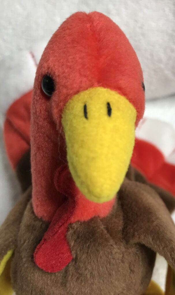 Ty Beanie Baby Gobbles the Turkey – 1996 – Tags Intact – Thanksgiving Plush – Estate Collection - Image 5