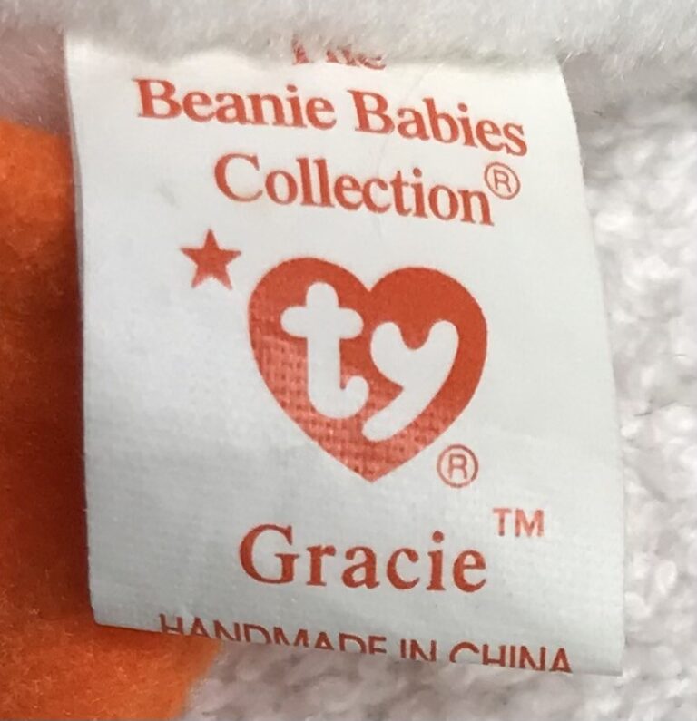 Ty Beanie Baby – Gracie the Swan – 1996 – Tags Intact – Estate Collection - Image 3