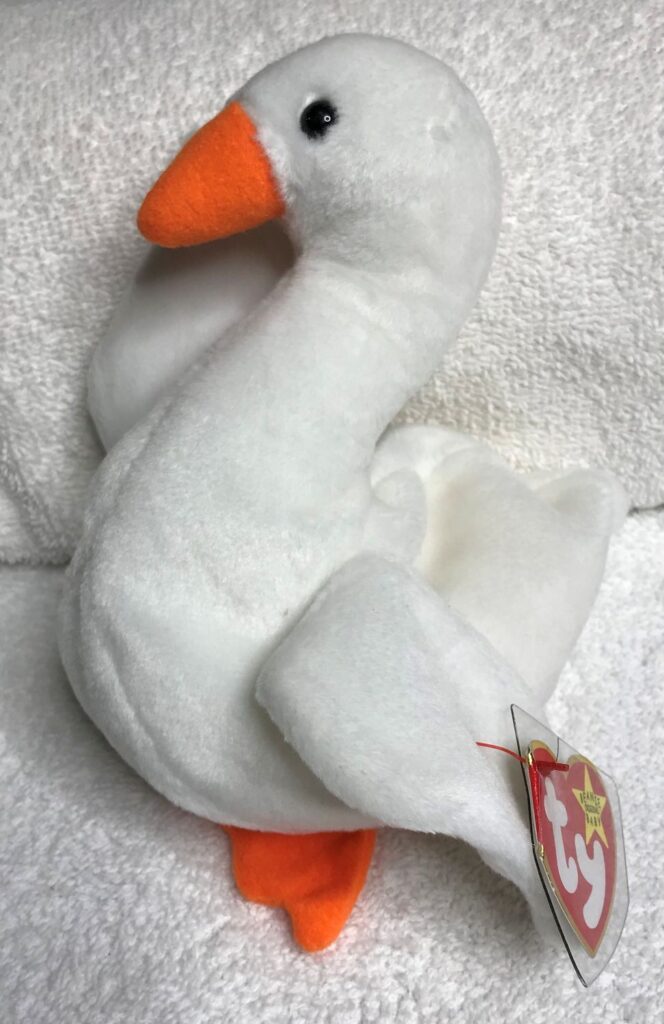 Ty Beanie Baby – Gracie the Swan – 1996 – Tags Intact – Estate Collection - Image 8