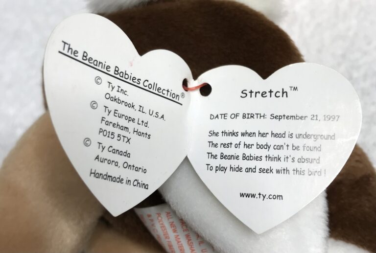 Ty Beanie Baby Stretch the Ostrich 1997 Retired – Beanie Original Baby – Estate Collection - Image 5