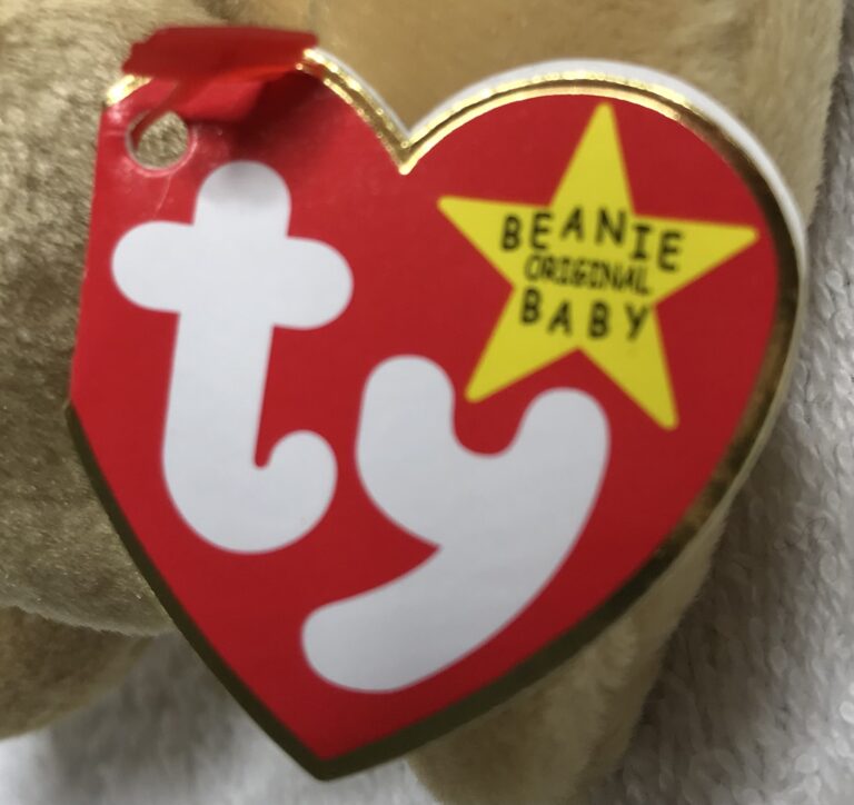 Ty Beanie Baby Fetch the Dog – DOB 2/4/1997 – Retired – Plastic Nose Tags Intact - Image 5