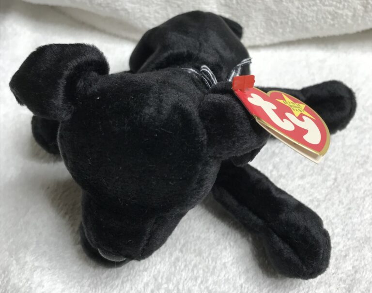 Ty Beanie Baby Luke the Black Lab Dog 1998 Tags Attached Estate Collection - Image 3