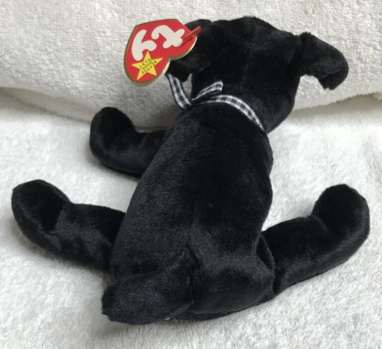 Ty Beanie Baby Luke the Black Lab Dog 1998 Tags Attached Estate Collection - Image 4