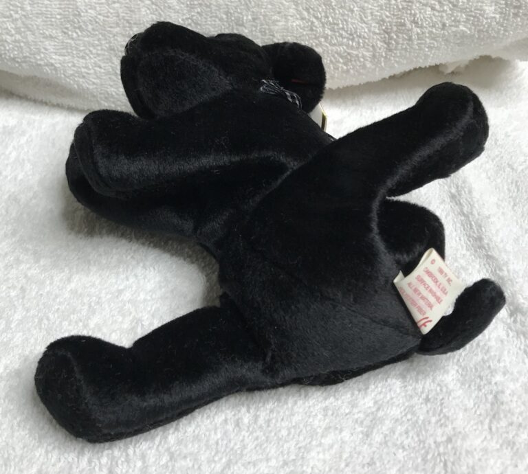 Ty Beanie Baby Luke the Black Lab Dog 1998 Tags Attached Estate Collection - Image 5