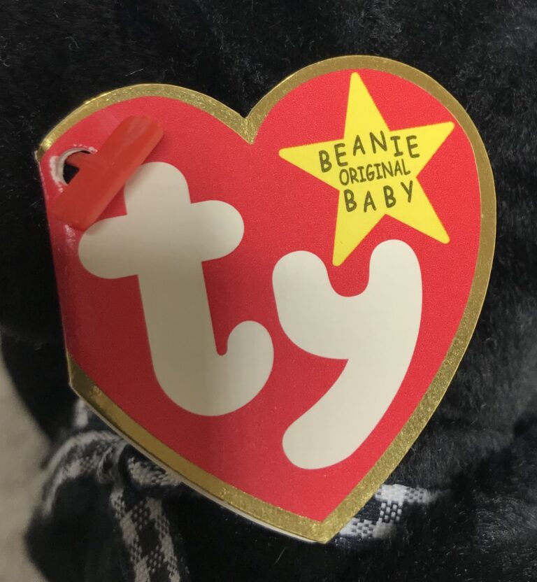 Ty Beanie Baby Luke the Black Lab Dog 1998 Tags Attached Estate Collection - Image 10
