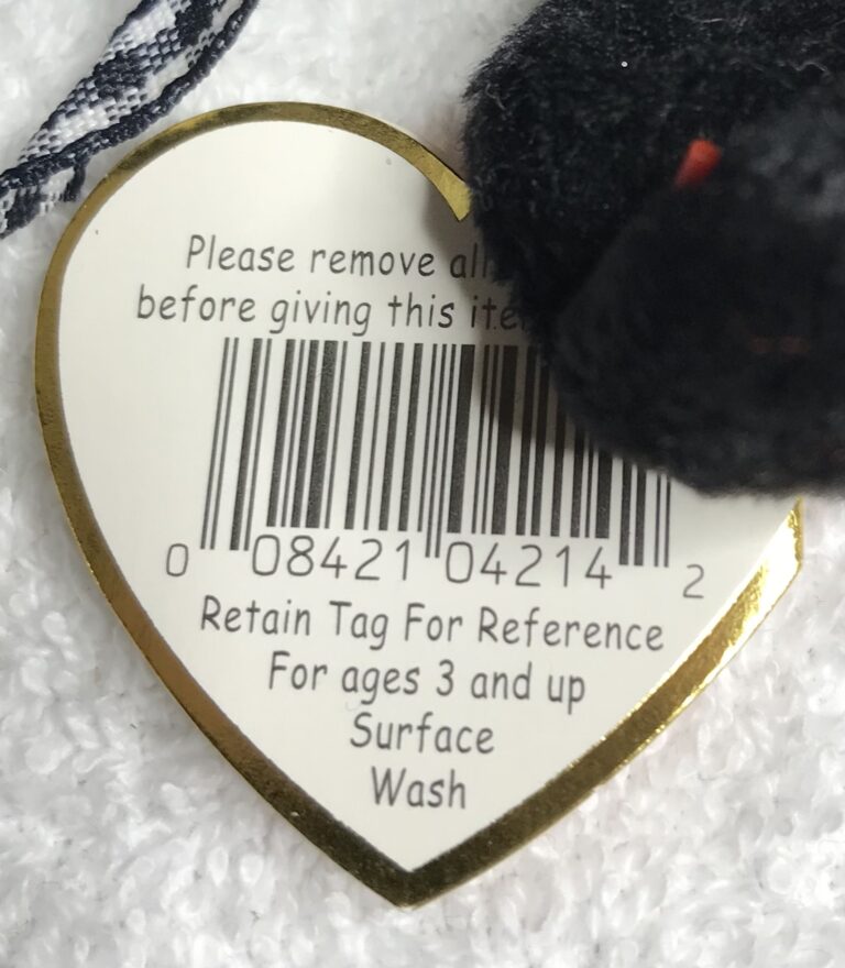 Ty Beanie Baby Luke the Black Lab Dog 1998 Tags Attached Estate Collection - Image 11