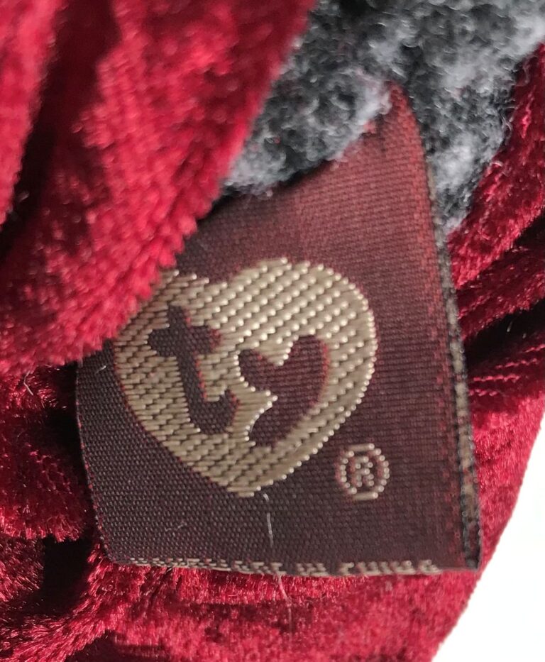 Ty Attic Treasures – Lilly the Lamb – Burgundy Jumpsuit – Tags Intact - Image 6