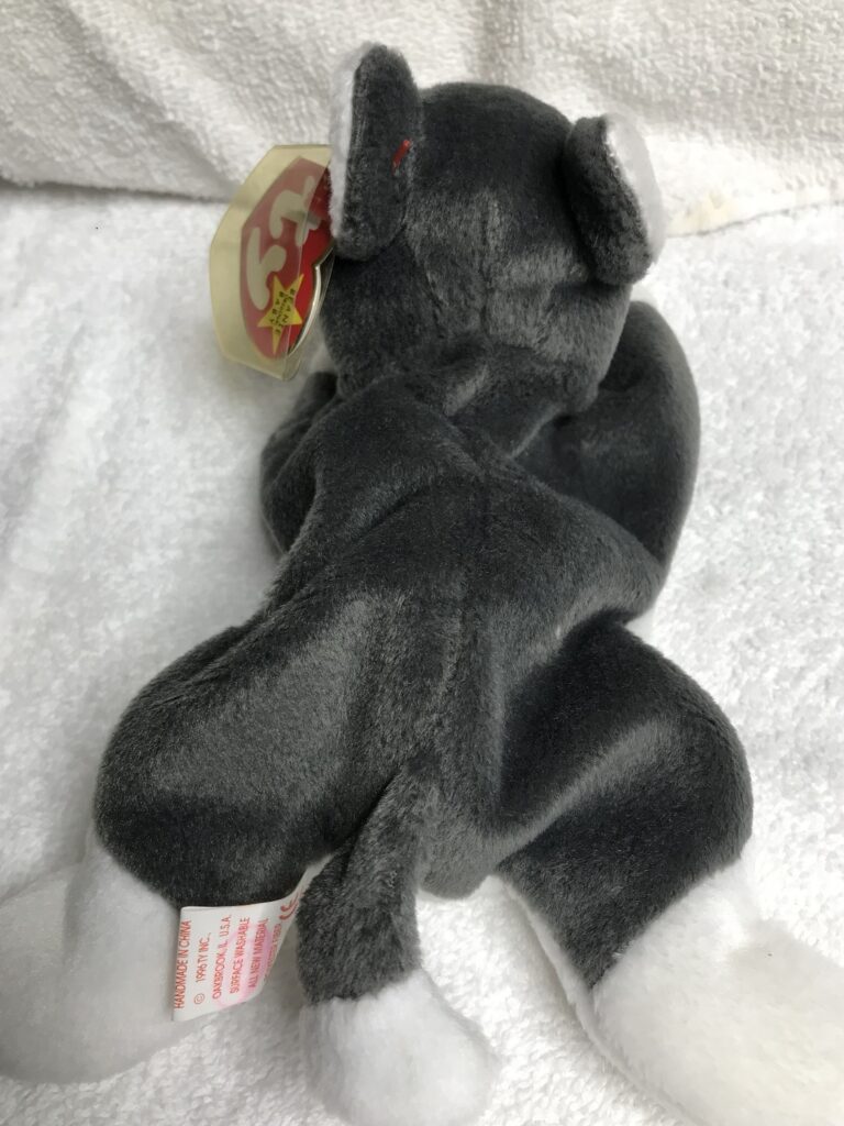 Ty Beanie Baby – Nanook the Husky Dog – 1996 Birthday – Tags Intact – Retired – From Estate Collection - Image 4