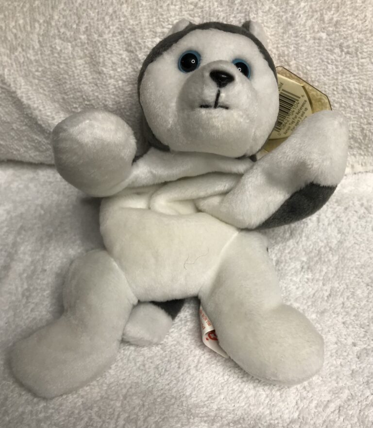 Ty Beanie Baby – Nanook the Husky Dog – 1996 Birthday – Tags Intact – Retired – From Estate Collection - Image 5