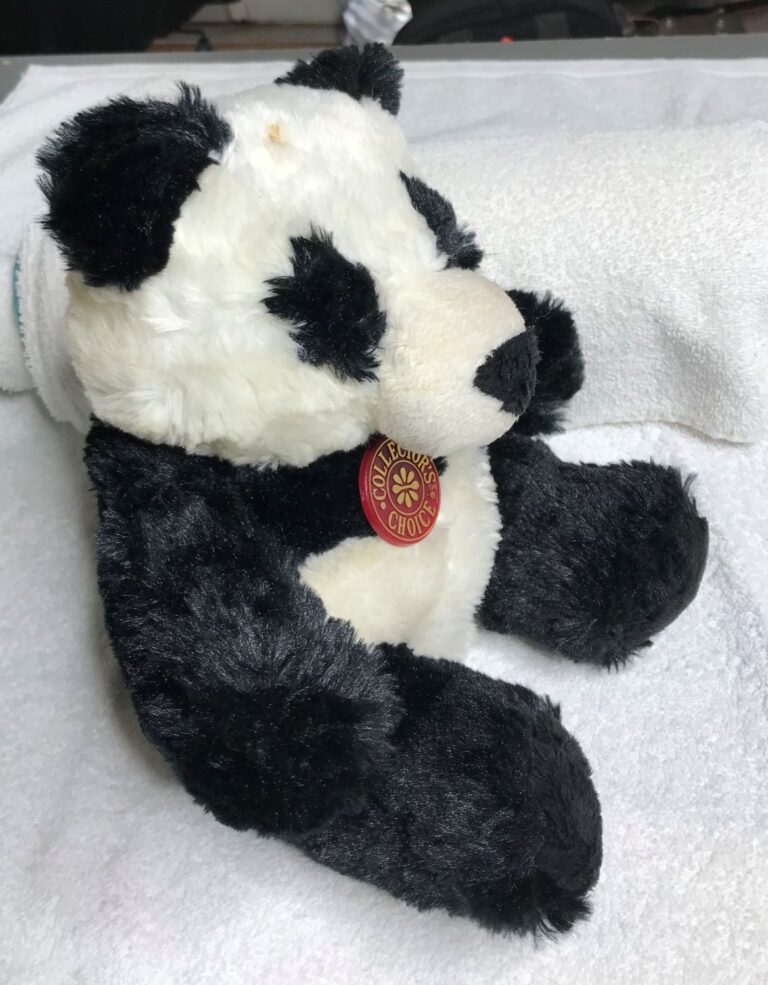 Dan Dee Collector’s Choice Panda Bear – Black & White – Burgundy Tag - Image 7