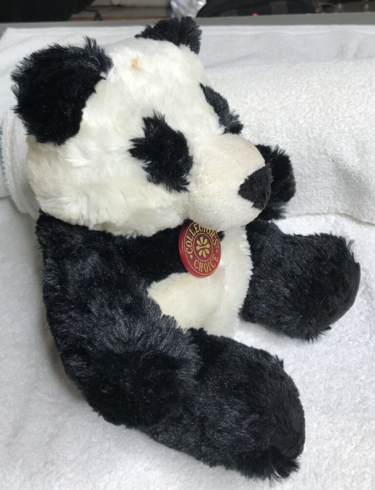 Dan Dee Collector’s Choice Panda Bear – Black & White – Burgundy Tag - Image 5