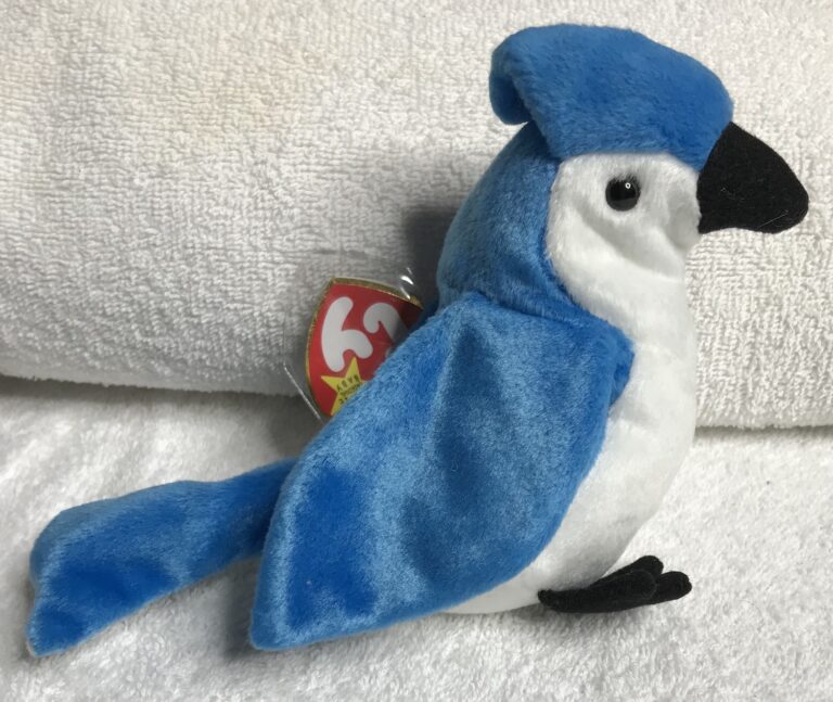 Ty Beanie Baby "Rocket" Blue Jay Bird – DOB 3/12/1997 – Tags Intact – Rare Vintage from Estate Collection - Image 4