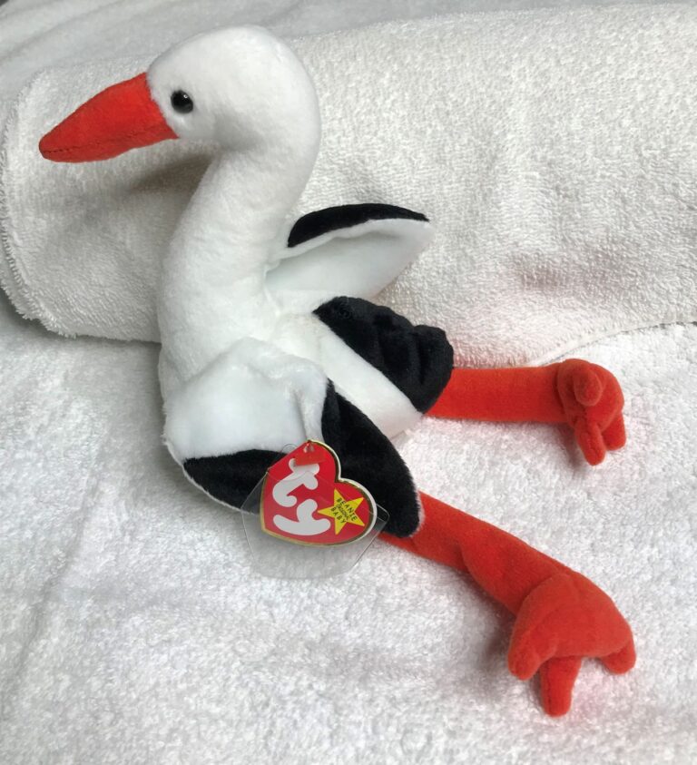Ty Beanie Baby – Stilts the Stork – 1998 – Tags Intact – Estate Collection - Image 12
