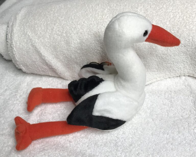 Ty Beanie Baby – Stilts the Stork – 1998 – Tags Intact – Estate Collection - Image 10
