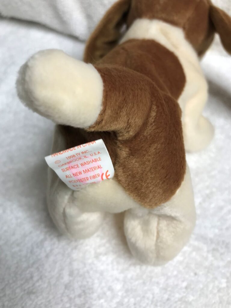 Ty Beanie Baby – Tracker the Basset Hound – 1997 – Tags Intact – Estate Collection - Image 8