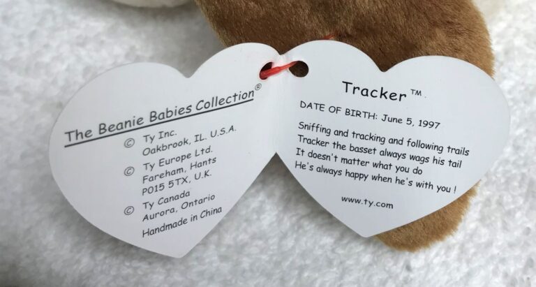 Ty Beanie Baby – Tracker the Basset Hound – 1997 – Tags Intact – Estate Collection - Image 7