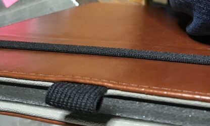 Ztotop iPad 10.2" Case – Brown Leather Folio with Pencil Holder & Hand Strap - Image 4