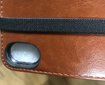 Ztotop iPad 10.2" Case – Brown Leather Folio with Pencil Holder & Hand Strap - Image 5