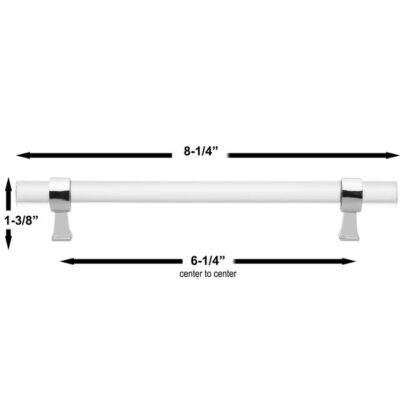 GlideRite Clear Acrylic Cabinet Pull Oil Rubbed Bronze 4718-160-ORB-1  12 Pk NEW - Image 4