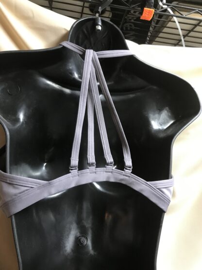 Gymshark Ruched Strappy Sports Bra Gray – Size L B3A1J-GBYQ-L-AQ2 Stretch Active - Image 3