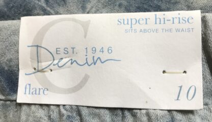 Women’s Super Hi-Rise Denim Jeans – Size 10 – Stretch Waist – New with Tags – RN37080 - Image 11