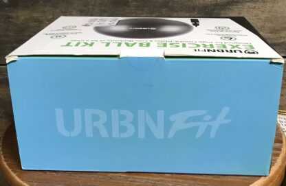URBNFit Exercise Ball Kit - Blue - 18" w/ Pump, Plugs, Workout Guide - NEW - Image 4