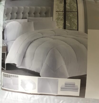 Sweet Home Collection 5‑Piece White Bed‑In‑A‑Bag Twin Set – Comforter & Sheets - Image 5