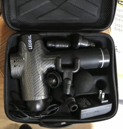 Legiral Black Deep Tissue Massage Gun in Case - Image 4