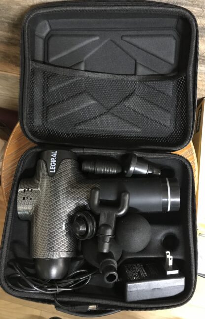 Legiral Black Deep Tissue Massage Gun in Case - Image 5