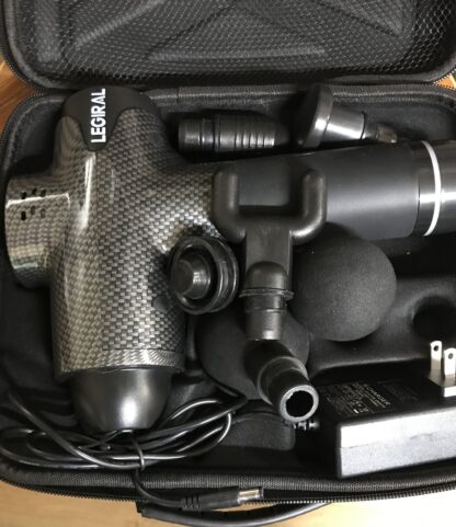 Legiral Black Deep Tissue Massage Gun in Case - Image 6