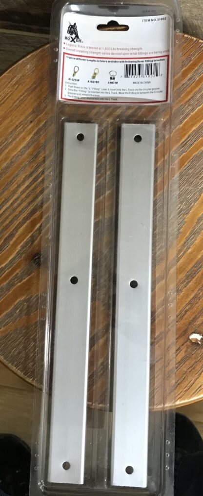 Boxer Tiedown Aluminum Logistic Track 1 ft Length X 2 Pack 31002 NEW - Image 2