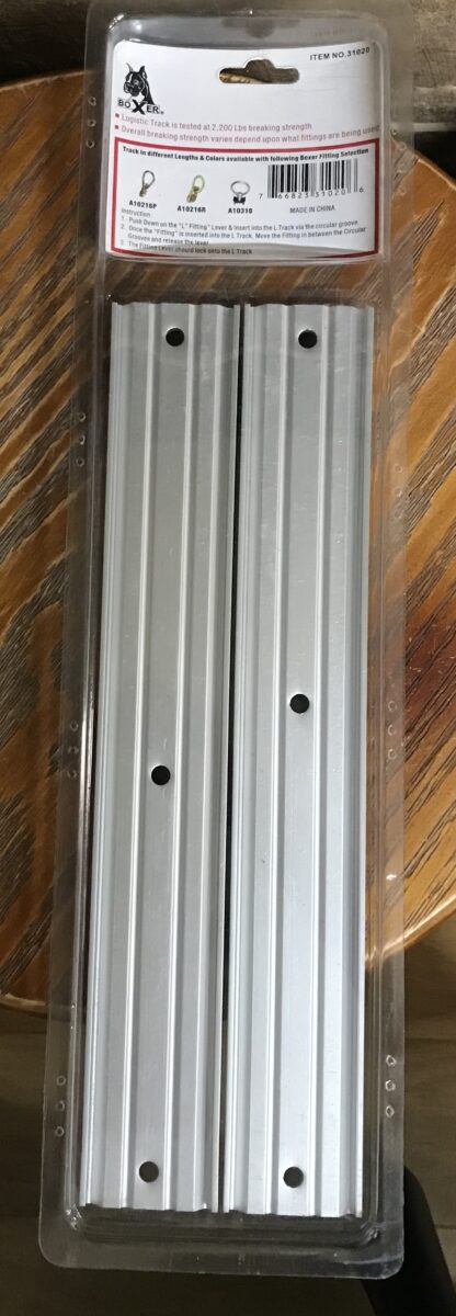 Boxer Tiedown Ultimate Aluminum Track 1 ft Length X 2 Pack 31020 NEW - Image 6