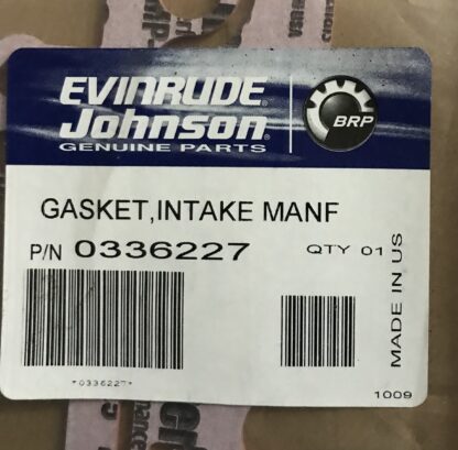 0336227 0336226 Intake Manifold Gaskets v/6 Johnson Evinrude Set Left/Right NEW - Image 5