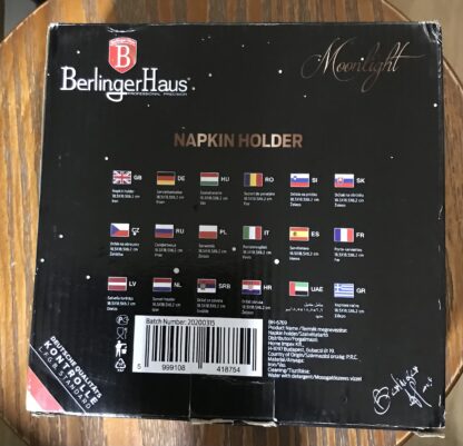 Berlinger Haus Napkin Holder BH-6769 – Moonlight – NEW – Modern Design - Image 4