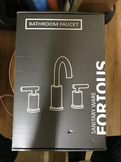 Forious Widespread Bathroom Faucet FB-300B – Black – 2 Handle – NEW - Image 11