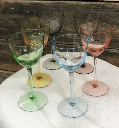 V. Nason & C. Murano 6 oz Stem Wedding Glasses – World Collection – NEW - Image 4